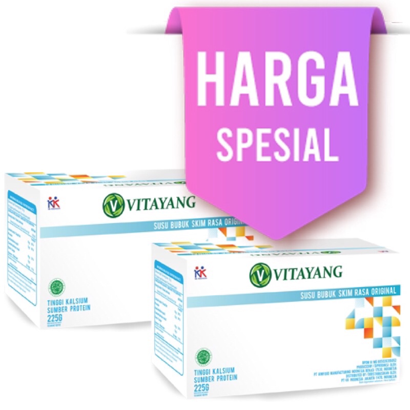

Paket hemat 2box Vitayang susu skim bubuk original