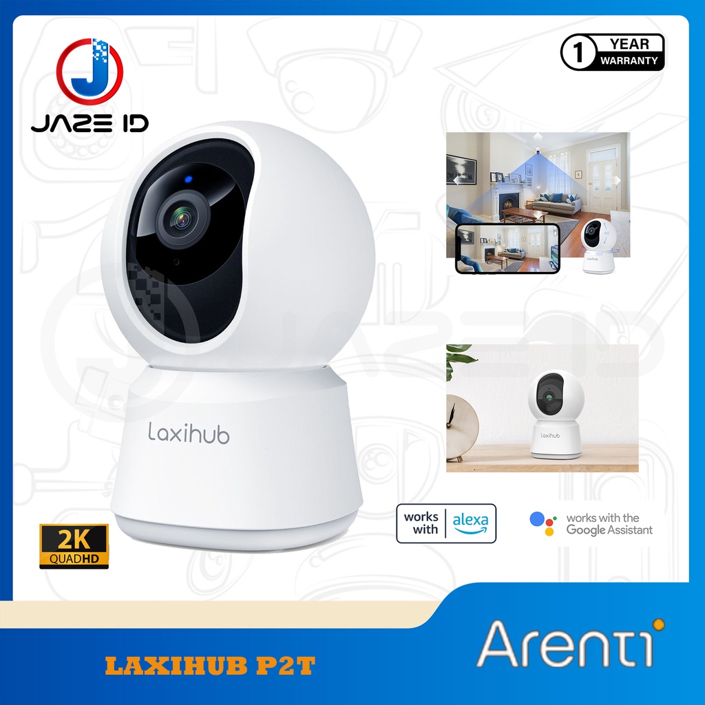 Arenti Laxihub P2T CCTV WiFi Camera Indoor Home Security Kamera 2K 3MP