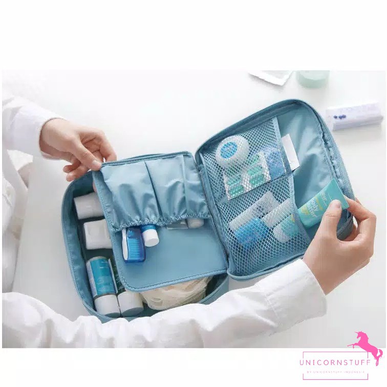 Travel Bag Unicorn Make Up Pouch Tas Pergi Organizer