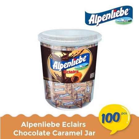 

Alpenliebe Eclairs Chocolate Caramel jar 360 gr (100 pcs)