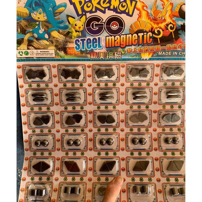 Favorit] Mainan Anak Magnet Campur Bintang Bulat Kotak Jadi Satu Isi 30 Premium