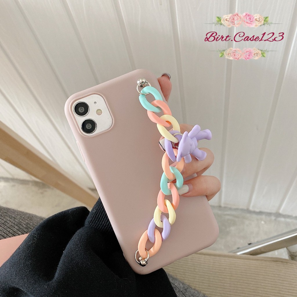 Case Softcase Candy Gelang Rantai Samsung A7 2018 A8 A8+ A8 Star A9 Star A9 2018 M10 A10  BC2284