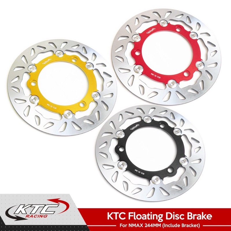 DISC Brake piringan Cakram KTC 260mm pcx nmax beat Mio,Mio j Lobang 3 Vario 125-vario 150 Original