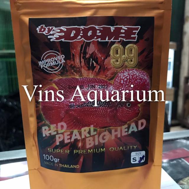 Pelet ikan Louhan 99 Nine Point Nine Original from Thailand