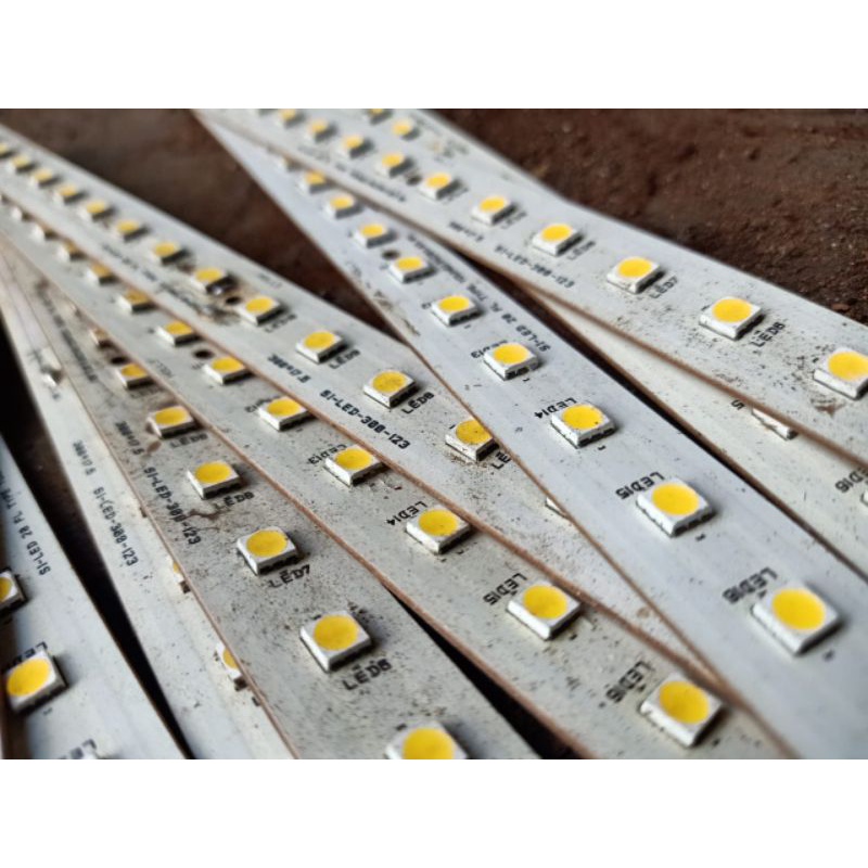 LED strip dari PCB Fiber (10 batang)