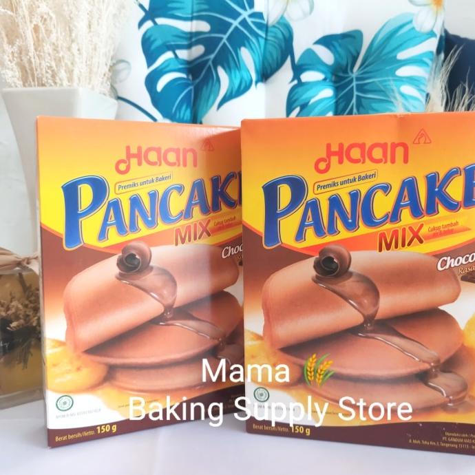 

HAAN Pancake Waffle Premix Mix Instant Chocolate Cokelat Coklat 180 gr