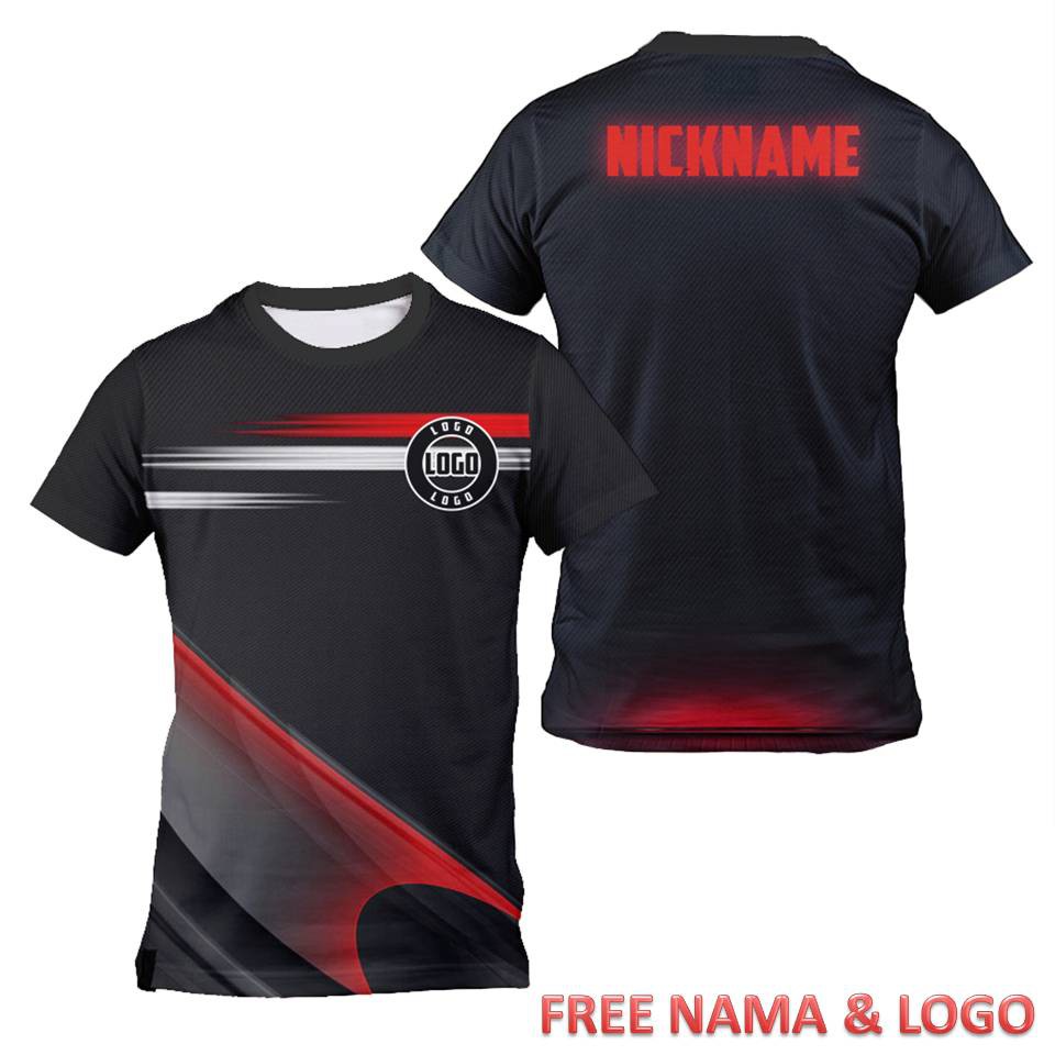Kaos Jersey Game Esport PUBG Free Fire Fortnite Mobile Legends AOV Custom Shopee Indonesia