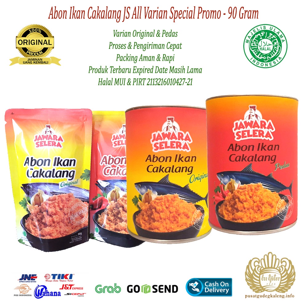 Abon Ikan Cakalang Jawara Selera All Varian Special Promo - 90Gram