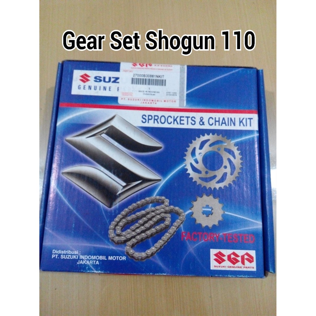 Gear Set Suzuki Shogun 110 Ori