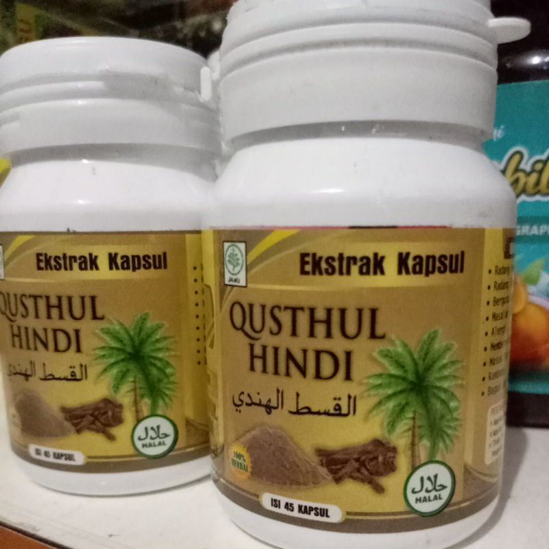 

exstrak qusthul hindi 45 kapsul original asli