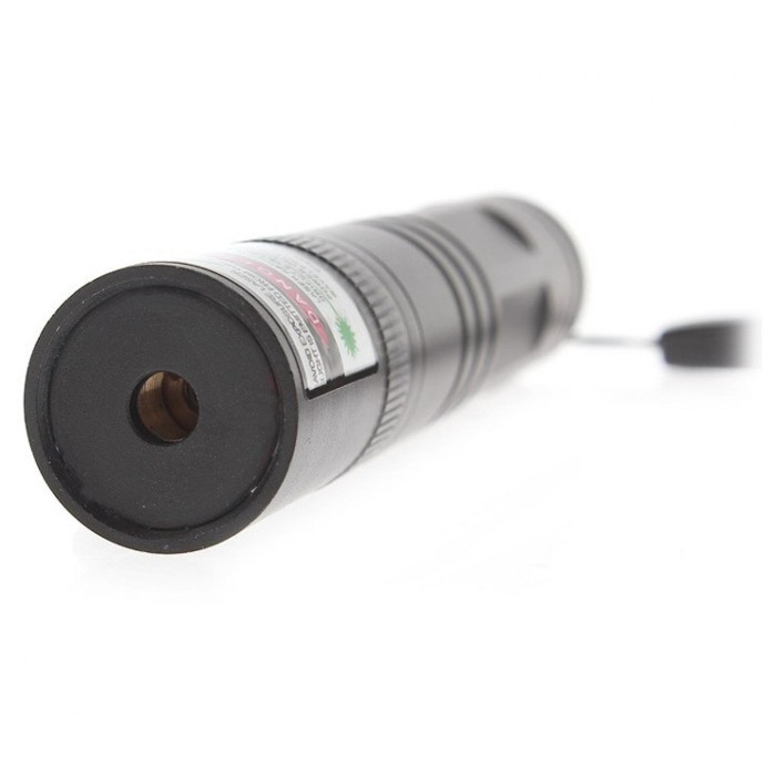 Senter Laser Pointer 5mW 405nm UltraLaser Include Baterai+Charger - Hitam