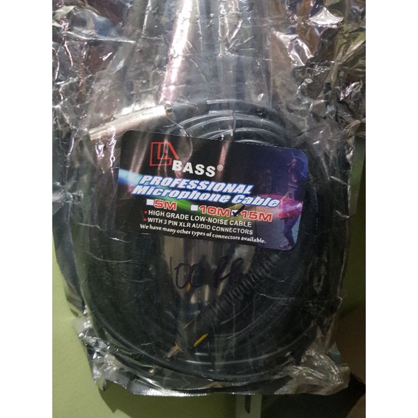 Kabel Mik 15 Meter Kabel Mic 15 Meter Jack 6.5 Besar Jack 6.5 to XLR Kabel Microphone