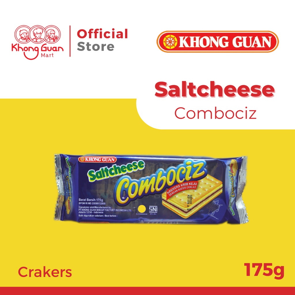 

KHONG GUAN Saltcheese Combociz Pack 175 Gram