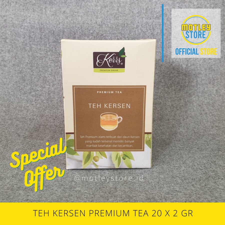 Teh Kersen Teh Premium Daun Kersen Isi 20 Sachet Shopee Indonesia