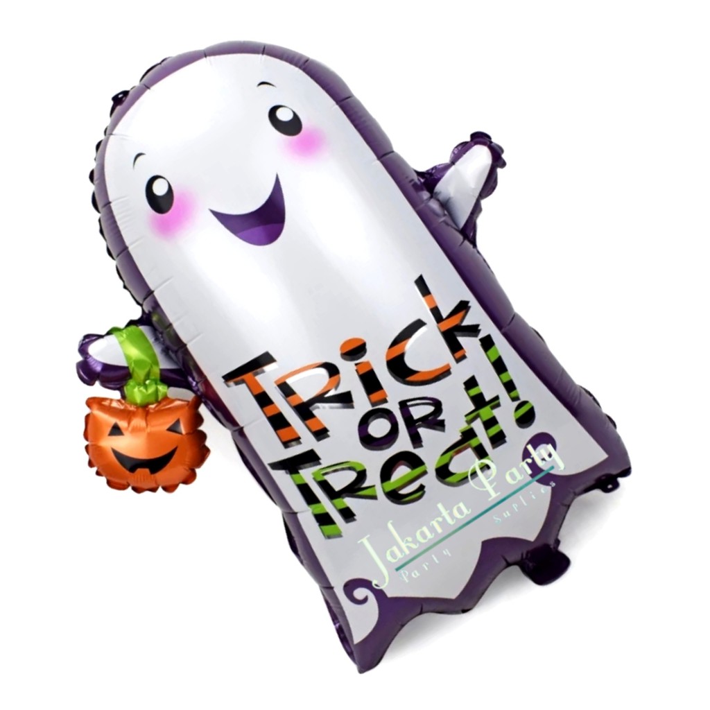 Balon Foil Trick or treat / Balon Karakter Halloween / Balon Halloween