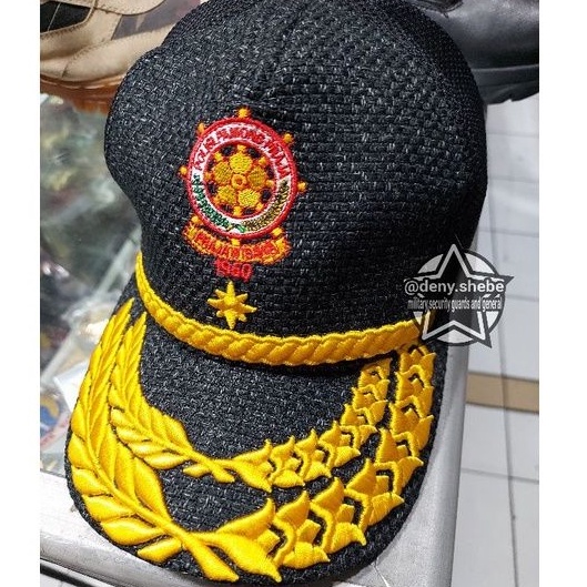 TOPI POL PP HITAM 4c