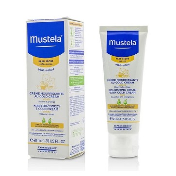 Mustela Nourishing Cream with Cold Cream 40ml - Krim Muka Bayi 40 ml