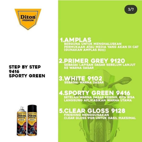 DITON PREMIUM / SPORTY GREEN 9416 * / CAT SEMPROT