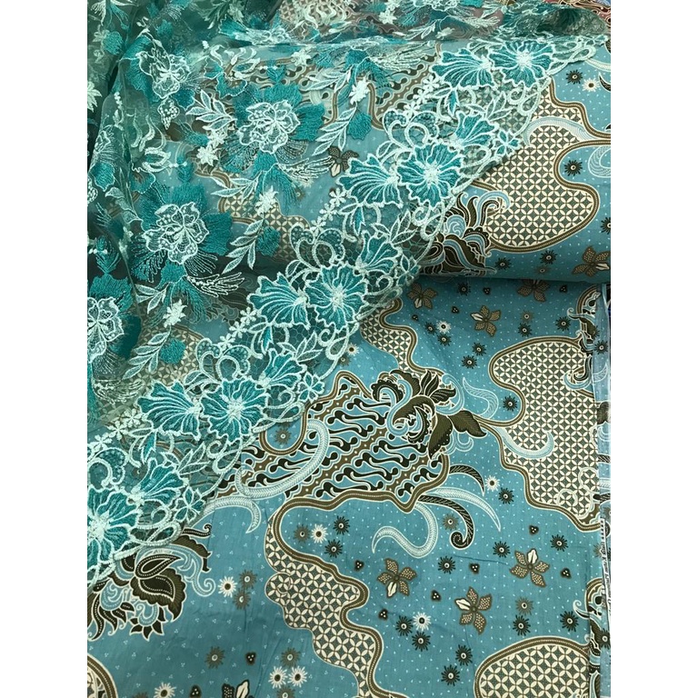 Kain Batik Meteran Pekalongan Bahan Katun Premium Jumputan Seragam Wisuda Sarimbit Kondangan Wanita Pria