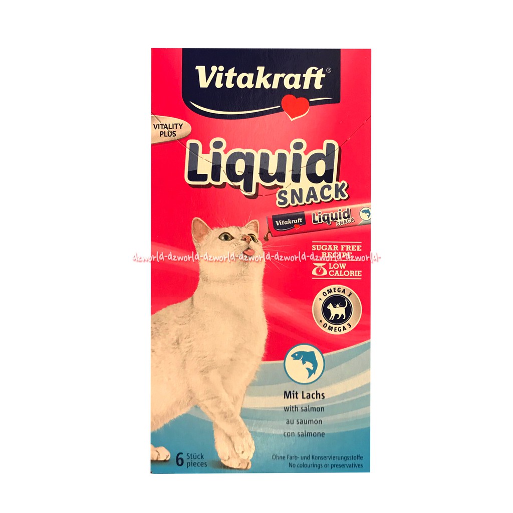 Vitakraft Liquid Snack 6Pcs Snack Kucing Makanan Kucing