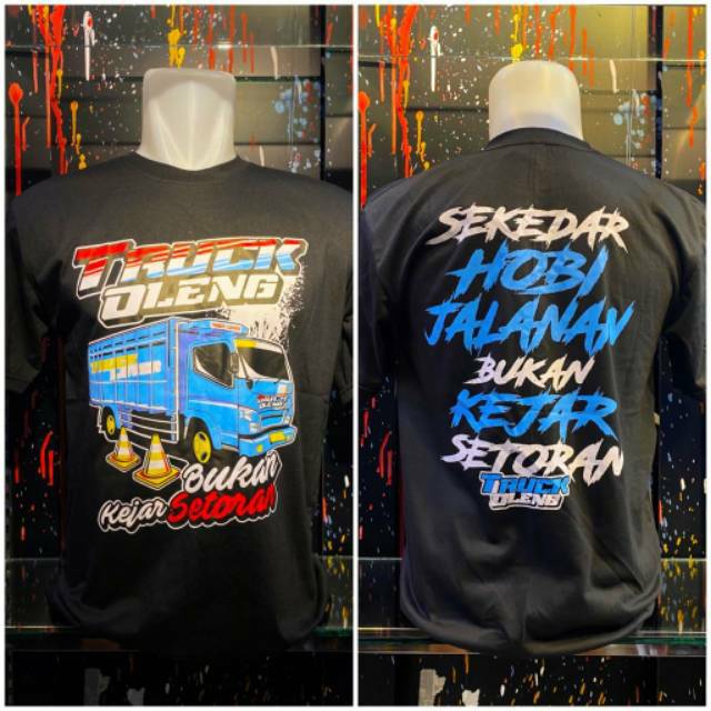 Jual Kaos Truk Mania/Kaos Distro/Kaos Pria/Kaos Edisi Sopir/kaos Cowok ...