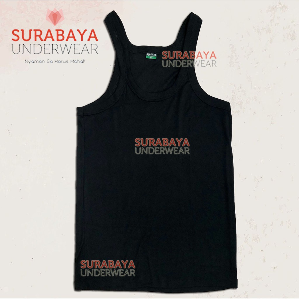 TERLARIS SINGLET SPORTY HITAM DAN PUTIH POLOS MERK ADT BISA BAYAR COD