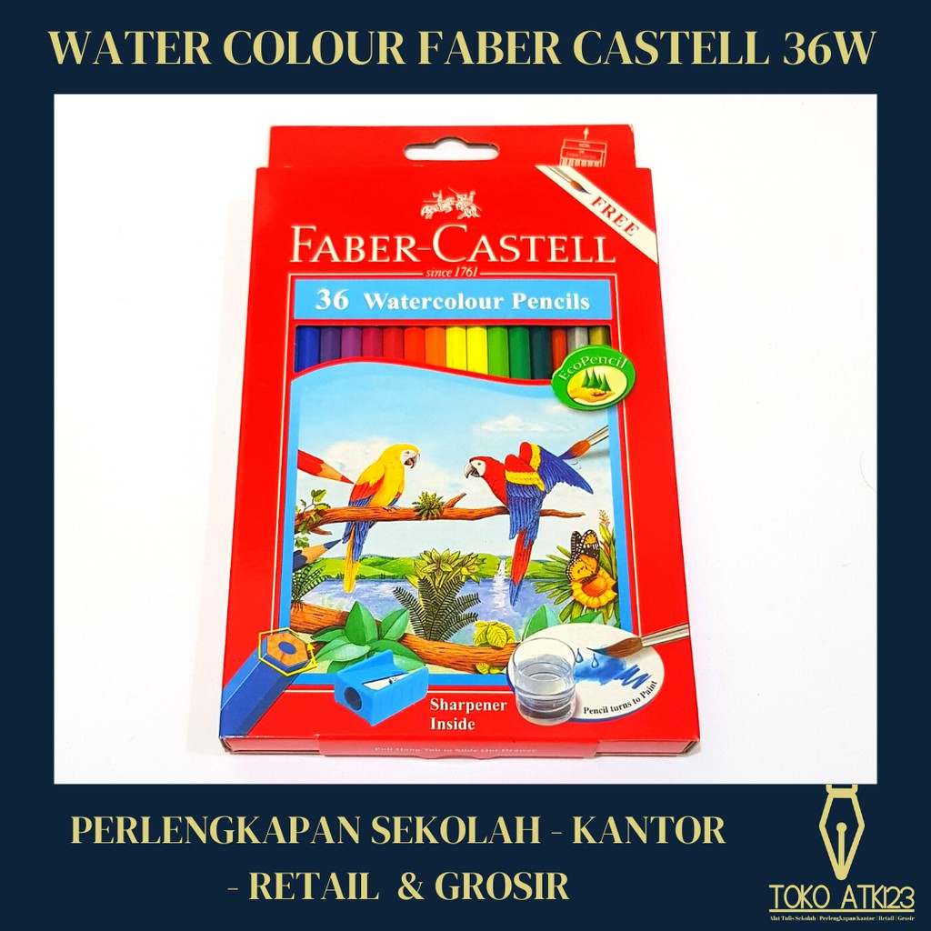 Pensil Warna / Colour Pencil Faber Castell 36 Warna Water Colour