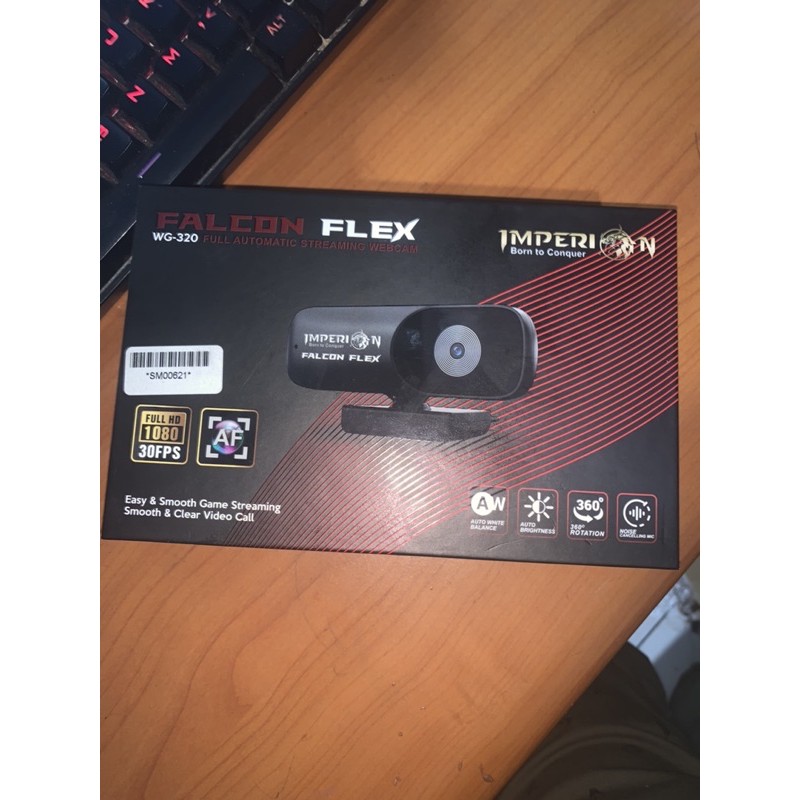 Webcam Imperion Falcon Flex WG-320 Automatic Streaming 30FPS 1080P -IMPERION