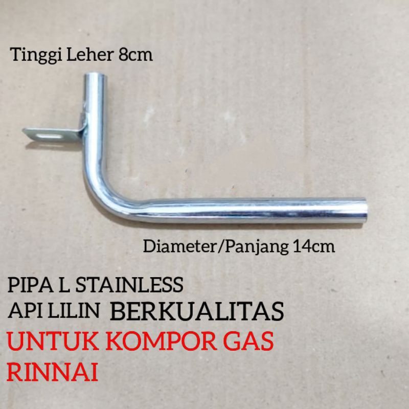 Burner Pipa Api lilin Set , Spare part Kompor gas Rinnai Rinai