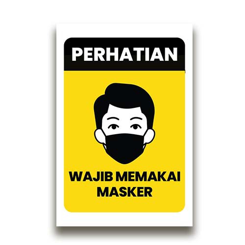 POSTER WAJIB MASKER