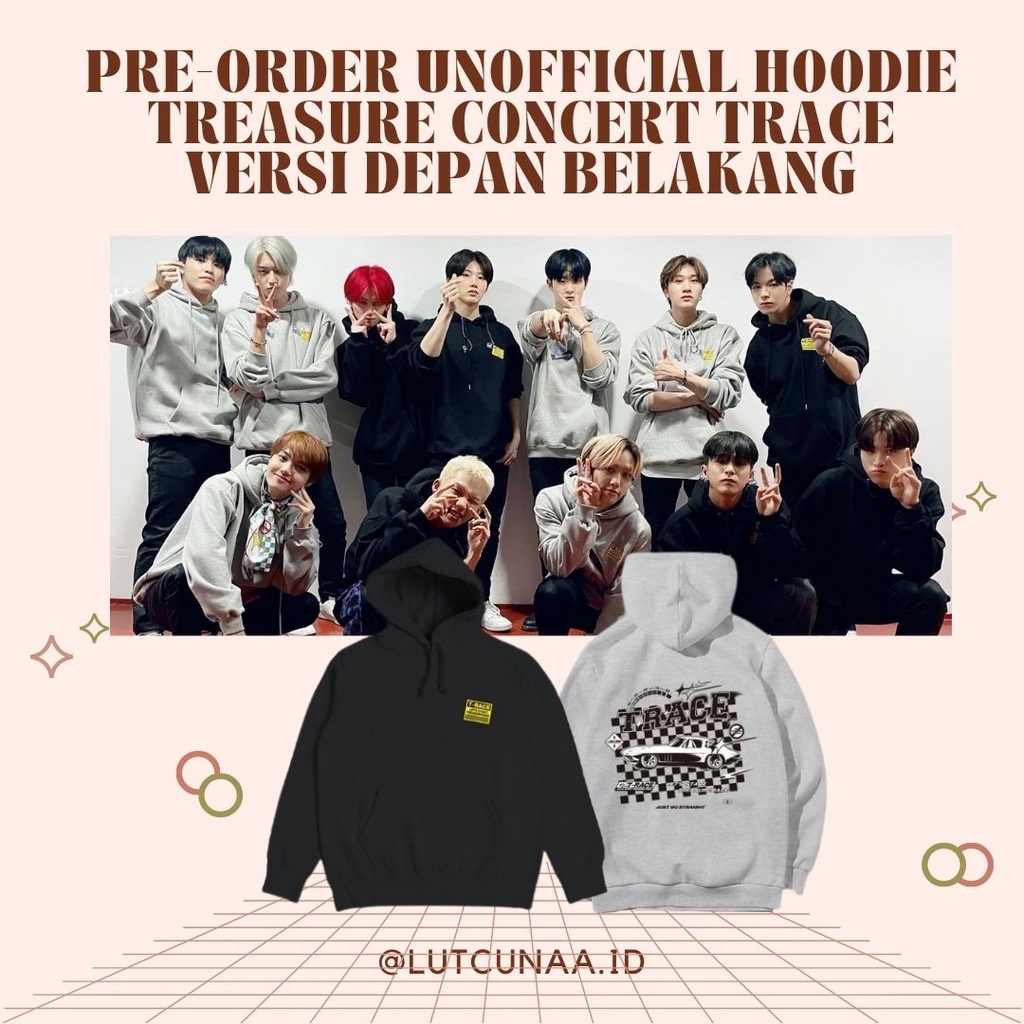 Pre-Order Unofficial HOODIE treasure concert TRACE