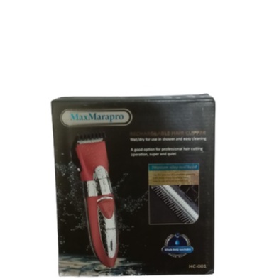 HAIR CLIPPER WATERPROOF MAXMARAPRO HC-001 ALAT CUKUR RAMBUT CHARGER