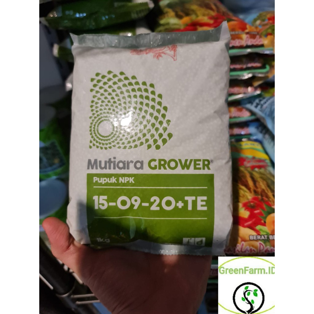 NPK Mutiara Grower 15-09-20+TE 1 kg