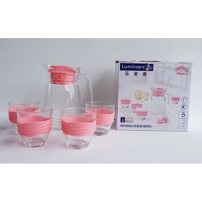 Luminarc Coastline Pitcher Drink Set 5 Pcs