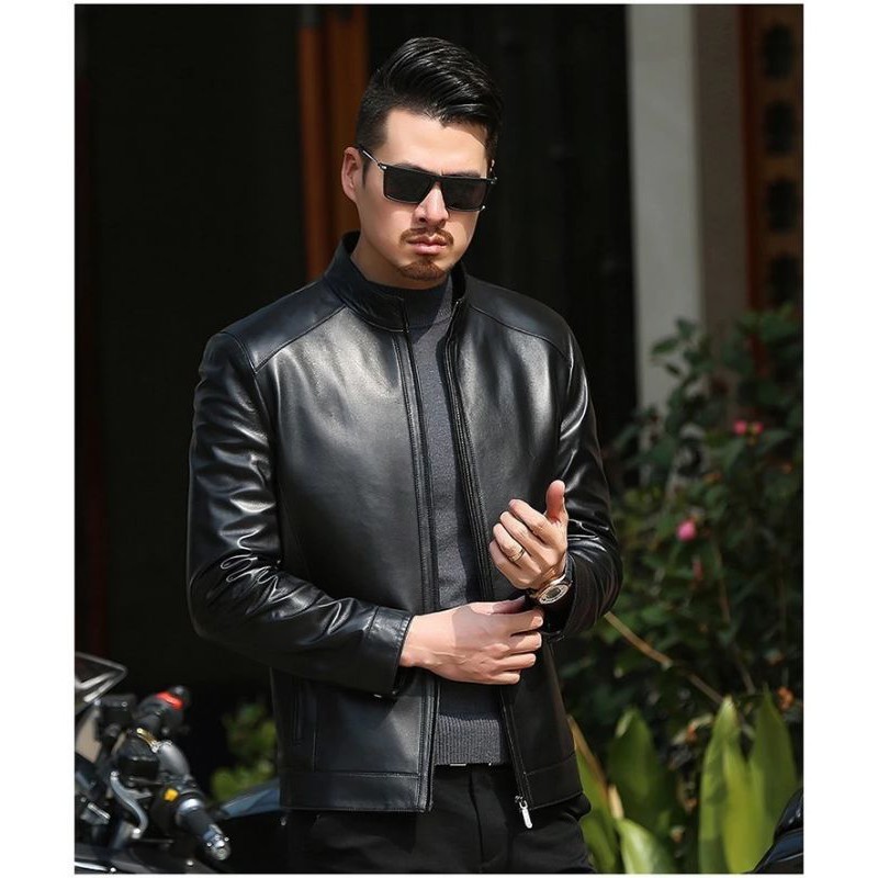 jaket kulit pria asli domba super murah original model cassual formal terbaru