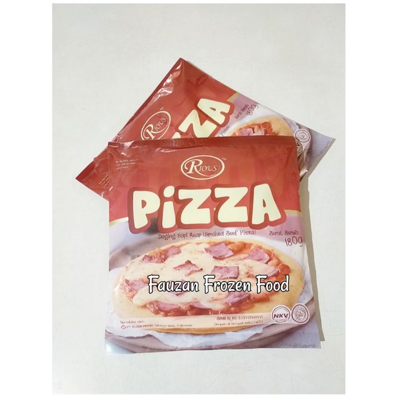 

Pizza Rious by Bernardi Mozarella Smoked Beef 180gr (Kemasan Baru)