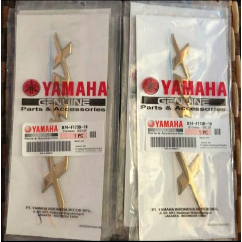 EMBLEM XMAX GOLD ASLI ORI YAMAHA B74 F173B 10