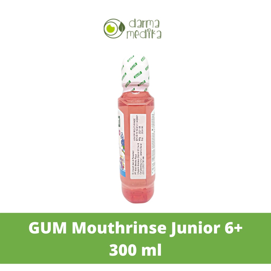 GUM Sunstar  Mouthrinse Mouthwash Junior 6+ 300ml 300 ml