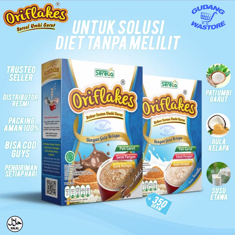 

Oriflakes Slim Sereal Umbi Garut 350 Gram (Biru)