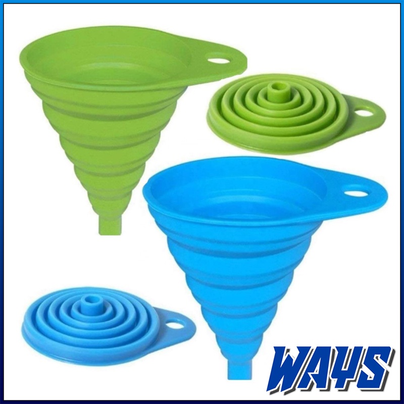 Z168 | Corong Lipat Silicone Rubber Refill Sabun Minyak Air / Corong SIlikon Karet Fleksibel