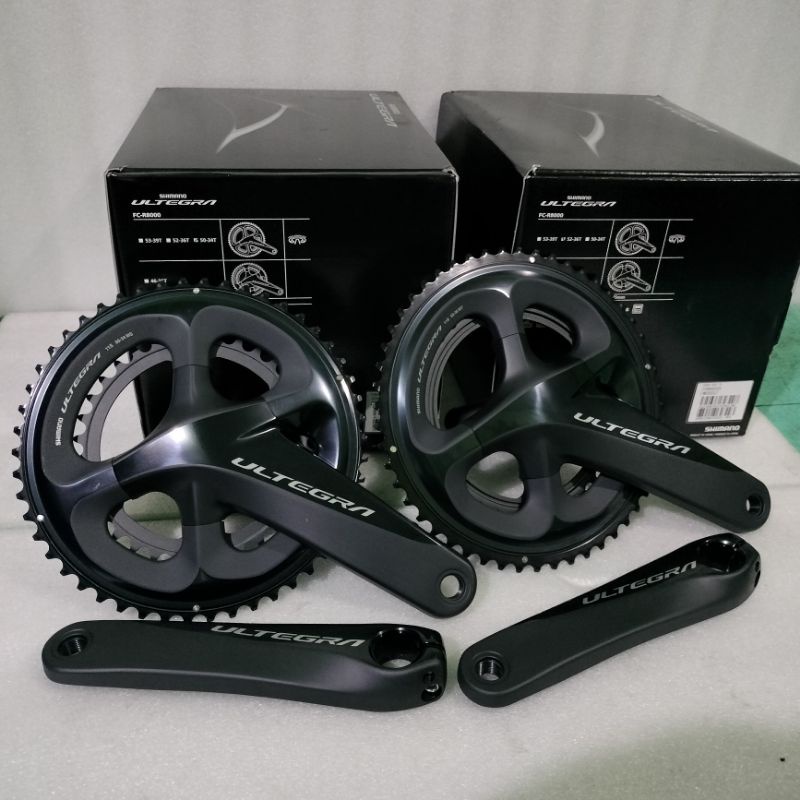 Crankset Crank shimano Ultegra R8000 11 speed 52 36 T dan 50 34T original via Japan