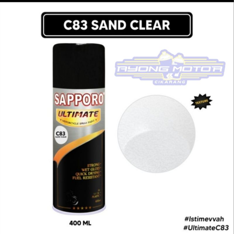 Sapporo Ultimate C83 Sand Clear (Clear Pasir)