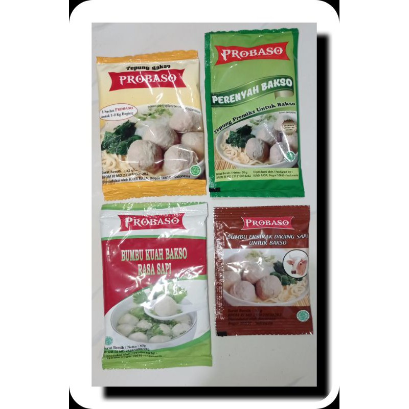 

PROBASO pengenyal perenyah bumbu kuah bakso beef powder