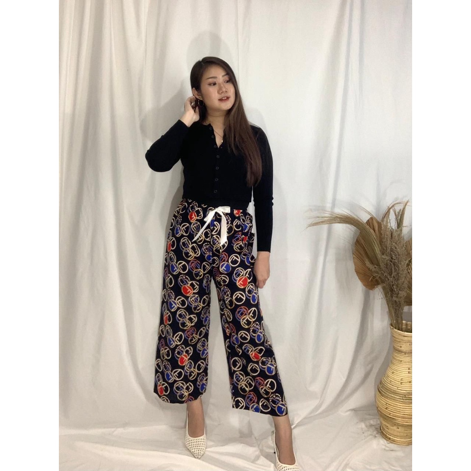 Celana wanita kulot seoul katun rayon import - kulot rayon wanita - kulot pants