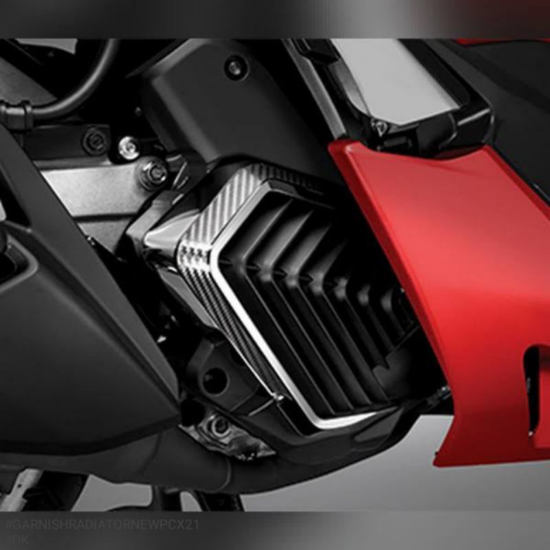 VARIASI TUTUP RADIATOR PCX160 / GARNISH RADIATOR