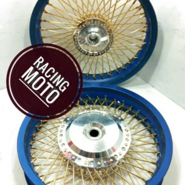 SEPAKET VELG CHAMP MOTOR SUZUKI SPIN COSTUM JARI2 SERIBU-RING14X250-215 STEL VELG WARNA BISA REQUEST