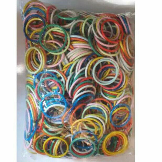 gelang warna isi 100 pcs grosir murah