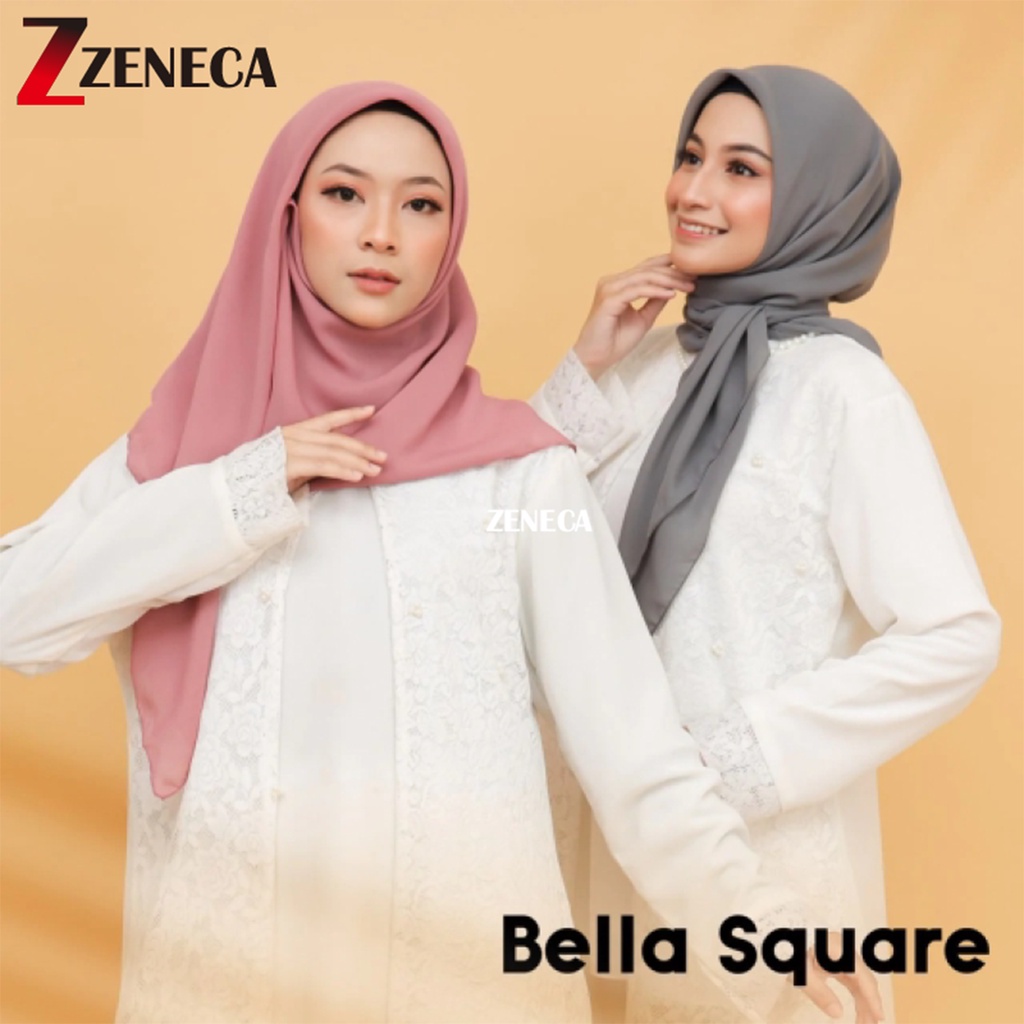 HIJAB BELLA SQUARE TERBARU 50 WARNA TERLENGKAP TERMURAH