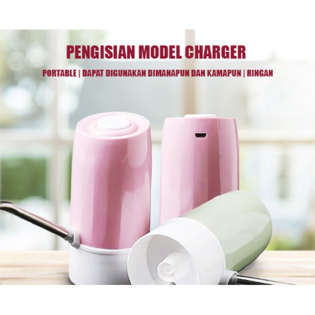 Bayar ditempat COD Dispenser Galon Pompa galon elektrik Warna Hijau pink original Import Kwalitas