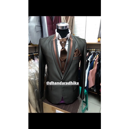 PROMO JAS WEDDING PREMIUM WARNA COKLAT TUA